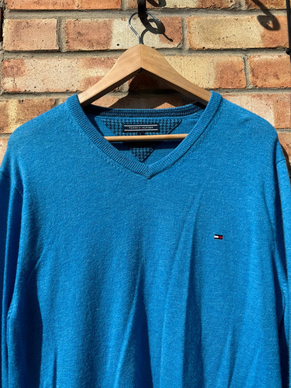 Tommy Hilfiger knitted Lambswool V Neck Jumper