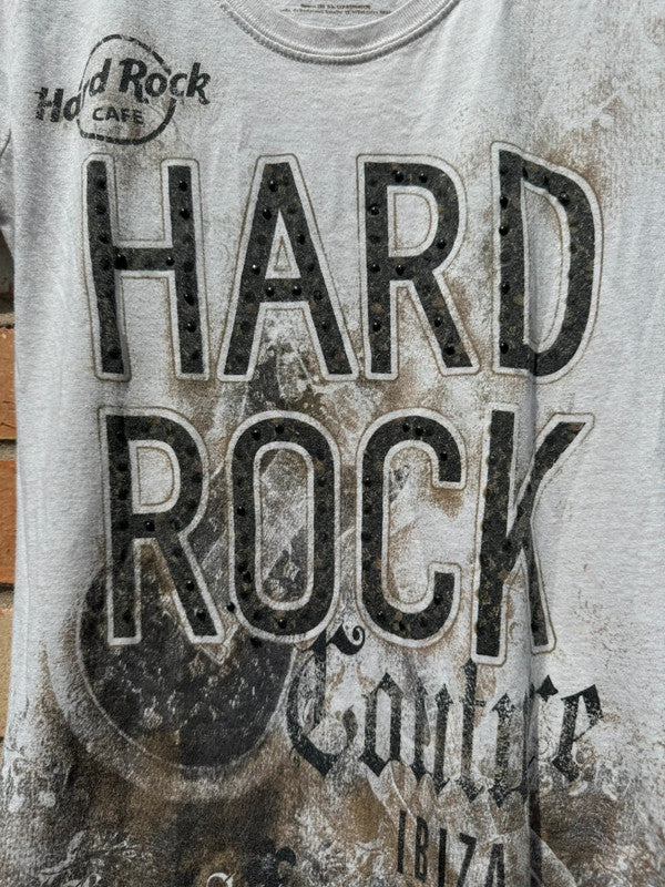 Hard Rock Cafe Couture Ibiza Baby Tee T-shirt Vintage Y2K