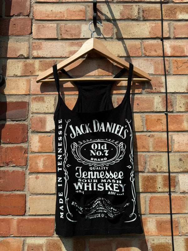 Jack Daniel’s Cut Up Vest Top Strap Top T-shirt