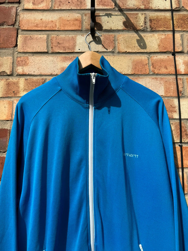 Carharrt Track Top Jacket Blue Vintage