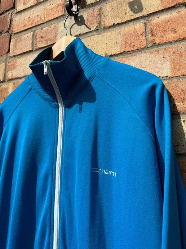 Carharrt Track Top Jacket Blue Vintage