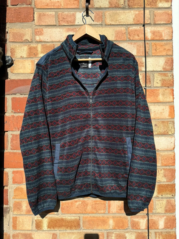 Patterned Zip Up Fleece