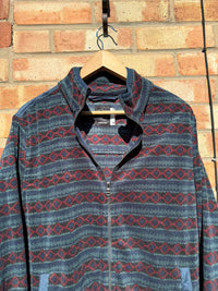 Patterned Zip Up Fleece