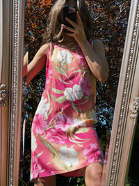 Vintage 90s Floral Patterned Dress
