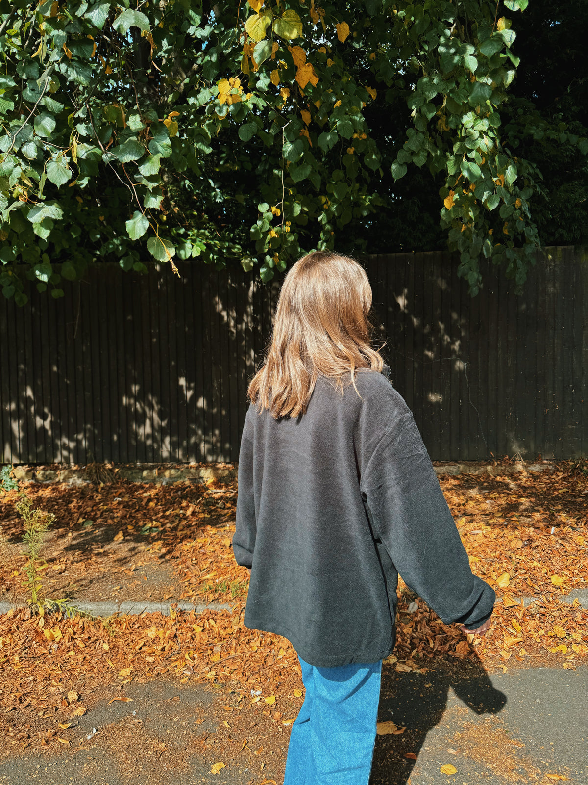 Cosy Black 1/4 Zip Fleece Jacket Unisex