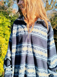 St John’s Bay Vintage Patterned 1/4 Zip Fleece