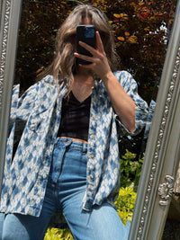 Columbia Vintage Patterned Short Sleeve Shirt