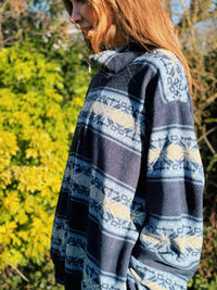 St John’s Bay Vintage Patterned 1/4 Zip Fleece