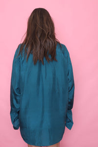 Vintage Long Sleeve Silk Shirt