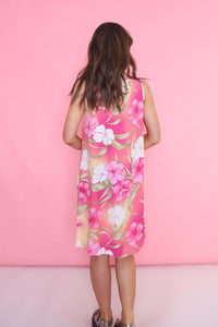 Vintage 90s Floral Patterned Dress