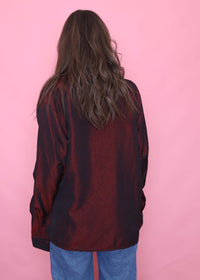 Vintage Patterned Long Sleeve Shirt