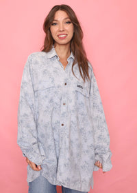 Lee Cooper Vintage Patterned Long Sleeve Shirt