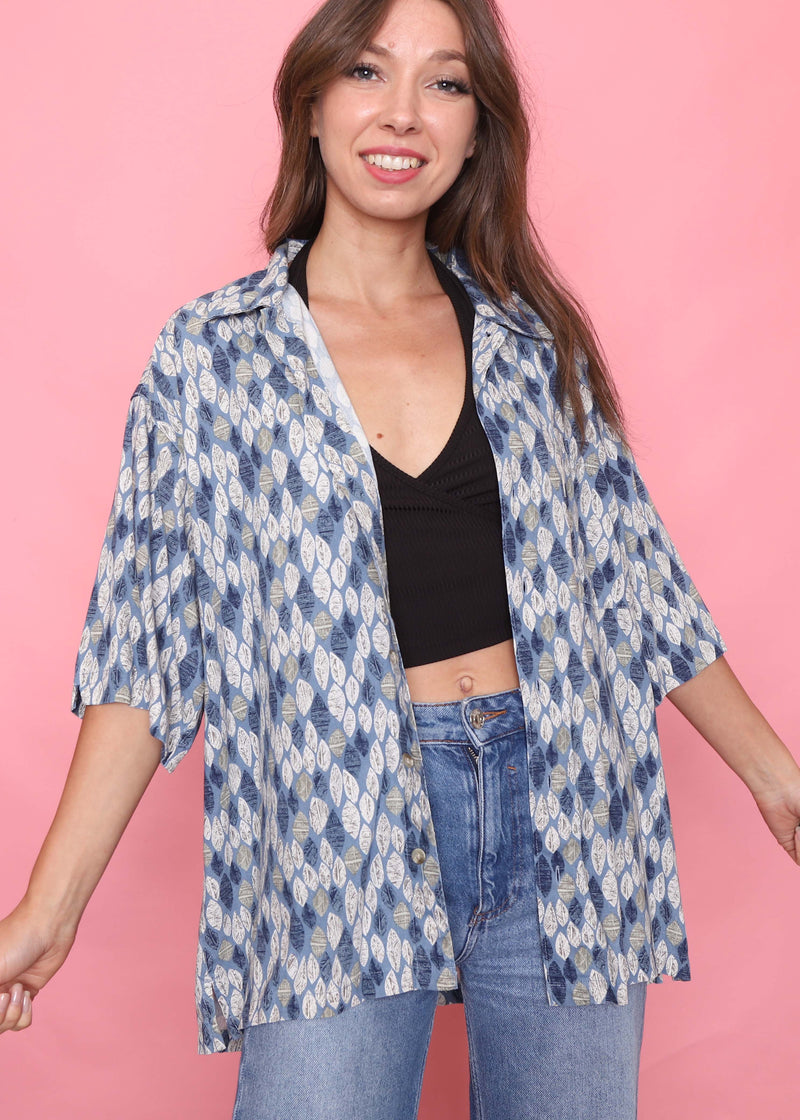 Columbia Vintage Patterned Short Sleeve Shirt