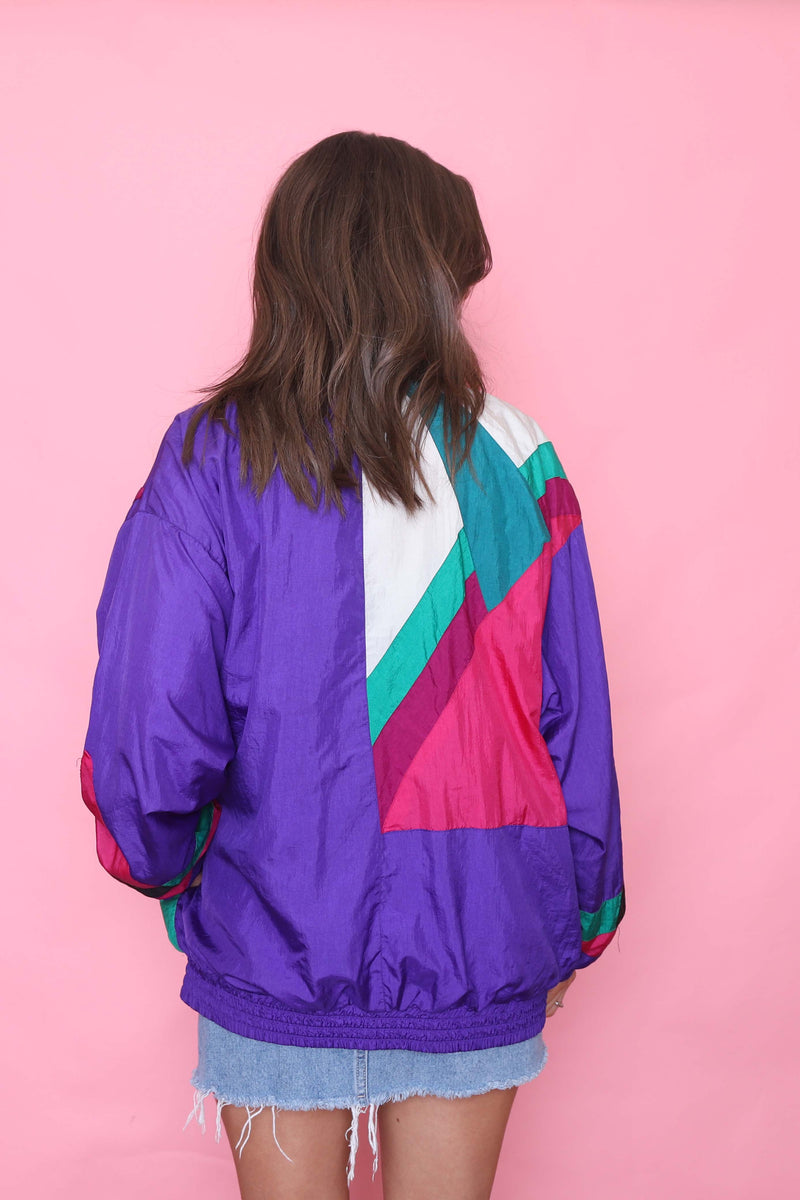 Vintage Multi Colour Festival Shell Jacket