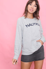 Nautica Embroidered Sweatshirt Grey