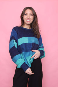 Vintage Patterned Knitted Jumper