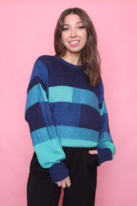 Vintage Patterned Knitted Jumper