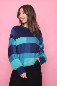 Vintage Patterned Knitted Jumper