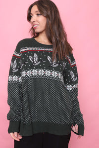 St Johns Bay Patterned Knitted Jumper