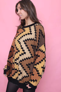 Tundra Vintage Patterned Knitted Jumper