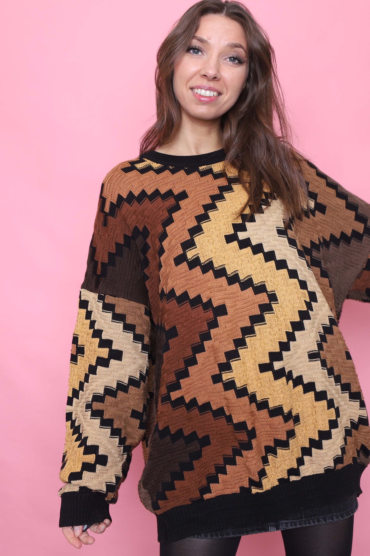 Tundra Vintage Patterned Knitted Jumper