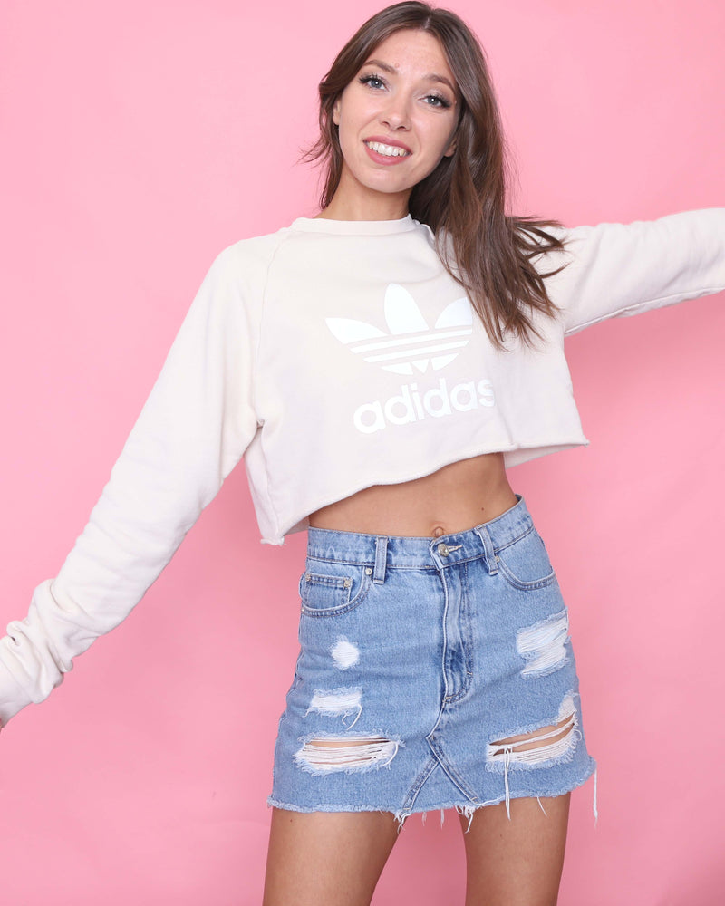 Adidas Cropped Sweatshirt