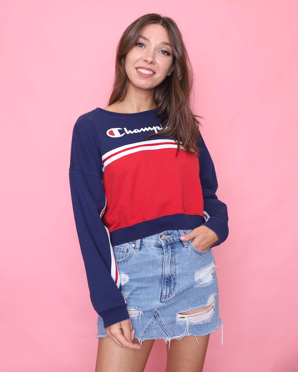 Champion Cropped Sweatshirt